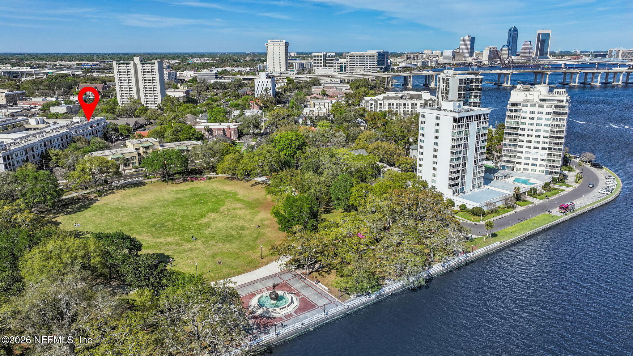 1661 Riverside Avenue, Unit 410 Jacksonville, FL 32204 - Photo 35 of 54 a view of outdoor space yard and city view
