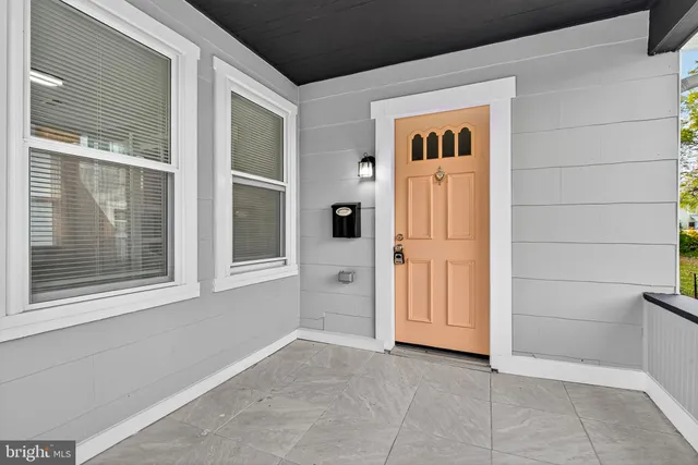 a view of front door of a house