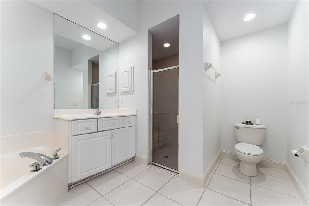 3003 Southwest 41st Place Ocala, FL 34474 - Photo 28 of 51 a bathroom with a toilet sink and mirror