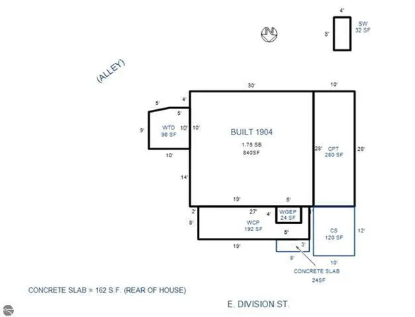 $171,900 | 506 East Division Street, Cadillac, MI 49601