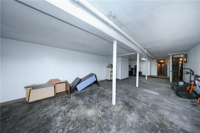 a view of storage and utility room