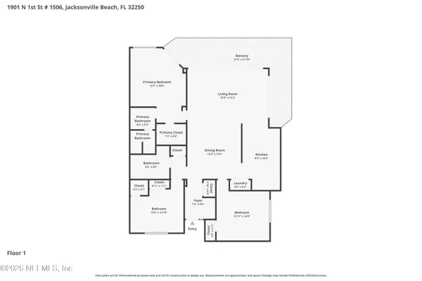 $1,199,999 | 1901 1st Street North, Unit 1106, Jacksonville Beach, FL 32250
