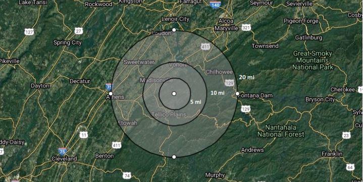 178 Welch Road Tellico Plains, TN 37385 - Photo 32 of 35 178 Welch Rd. Radius Map 2-13-20