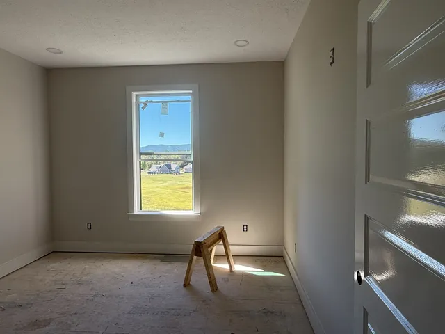 a view of an empty room