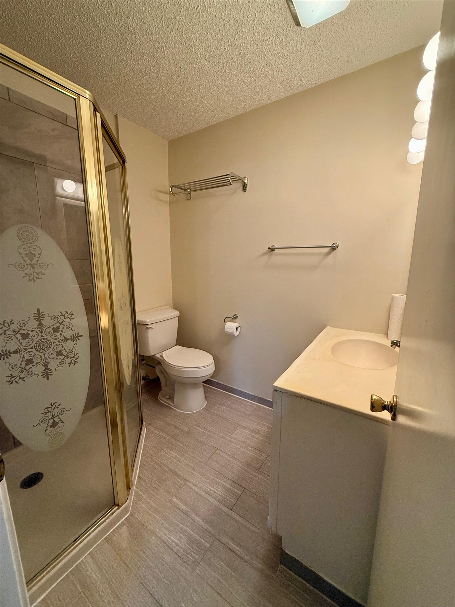 17903 Strack Drive East, Unit GARAGE Spring, TX 77379 - Photo 17 of 22 Bathroom with Shower, vanity with mirror and storage. Attached to Primary bedroom.
