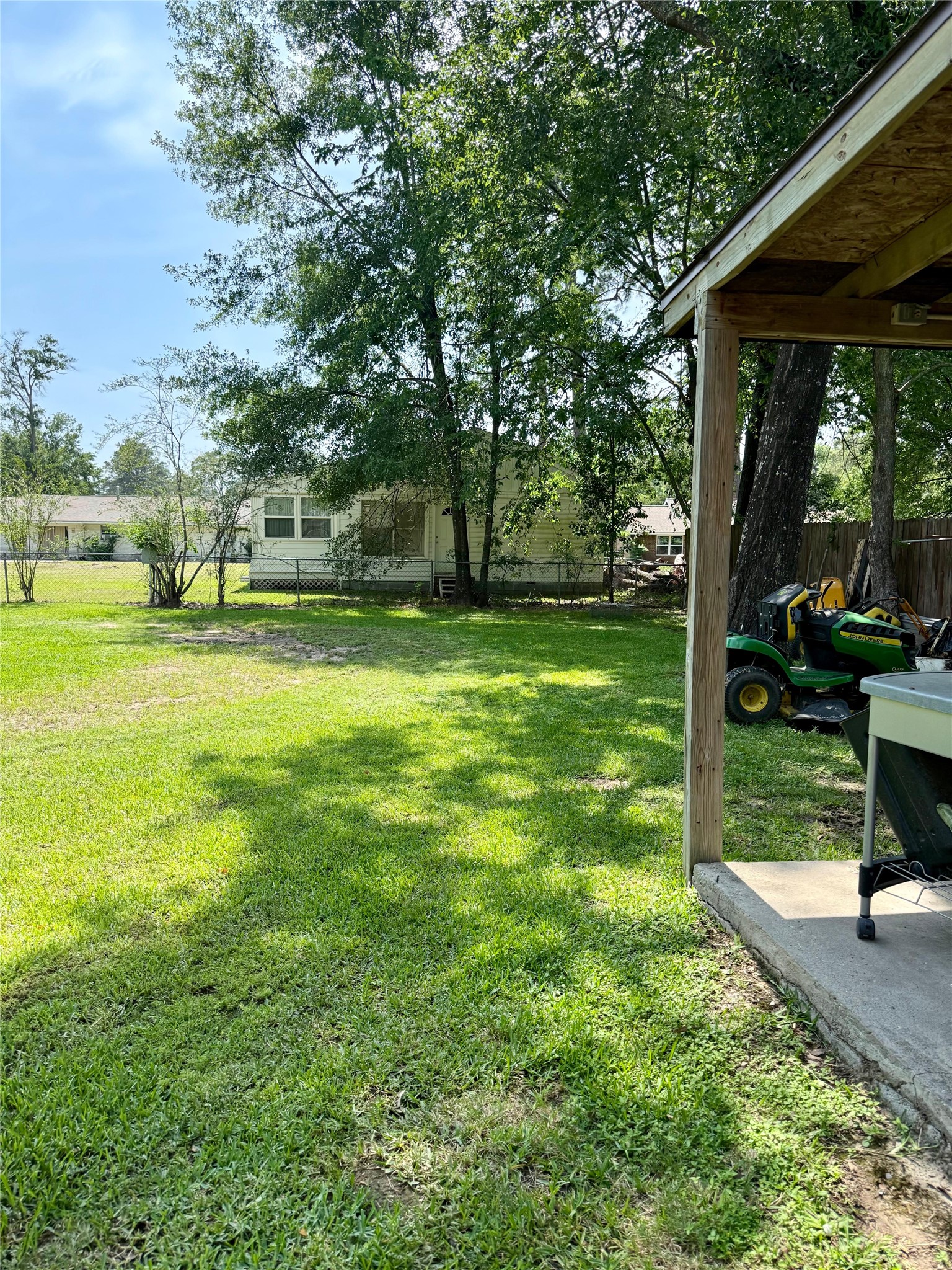 17903 Strack Drive East, Unit GARAGE Spring, TX 77379 - Photo 18 of 22 Backyard space for quiet enjoyment, access to shared Washer/Dryer.