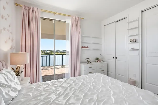 a balcony with a yard