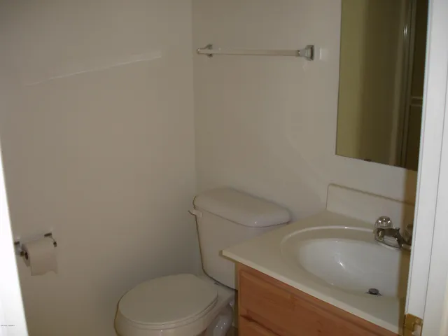 a bathroom with a toilet