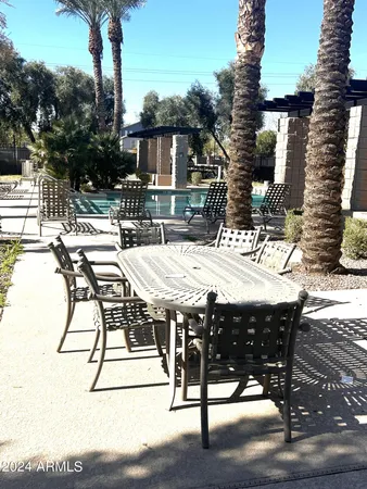 a view of a backyard of a house