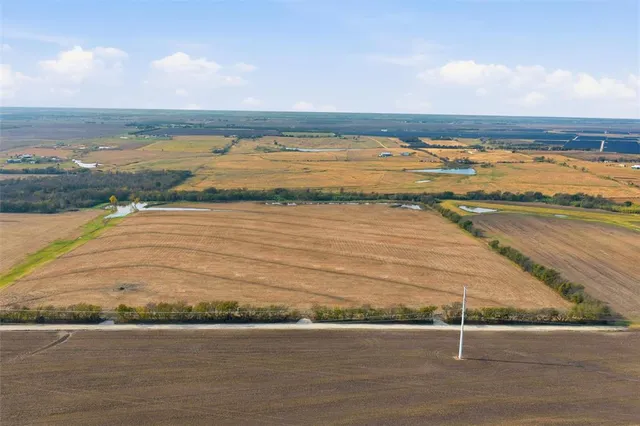 a view of a lake in middle of forest