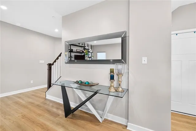 a room with table and chair