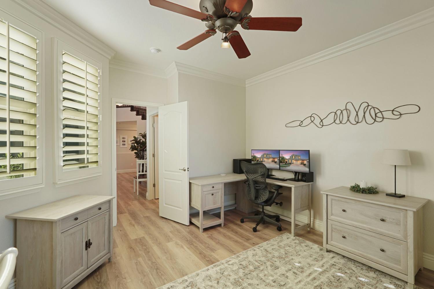 2227 Heavenly Way Lodi, CA 95242 - Photo 34 of 62 a view of workspace with furniture and windows
