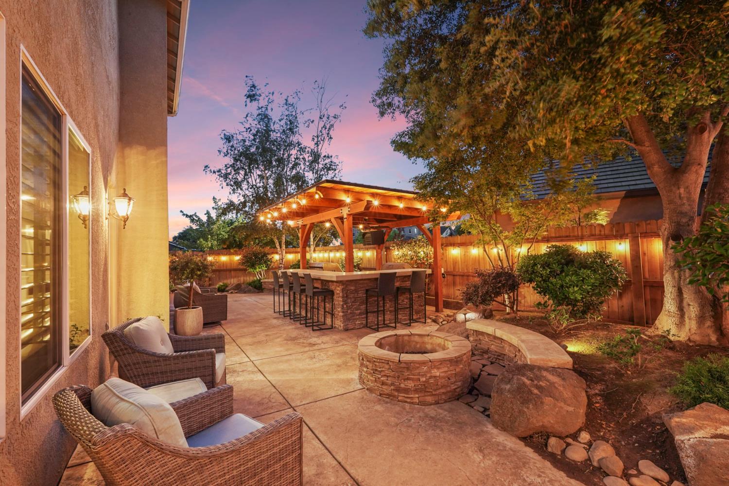 2227 Heavenly Way Lodi, CA 95242 - Photo 59 of 62 a view of a patio with couches and potted plants