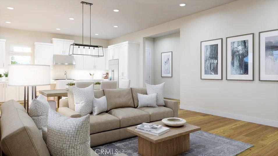 1403 Gavilan Ridge Rancho Mission Viejo, CA 92694 - Photo 7 of 23 a living room with furniture and a wooden floor