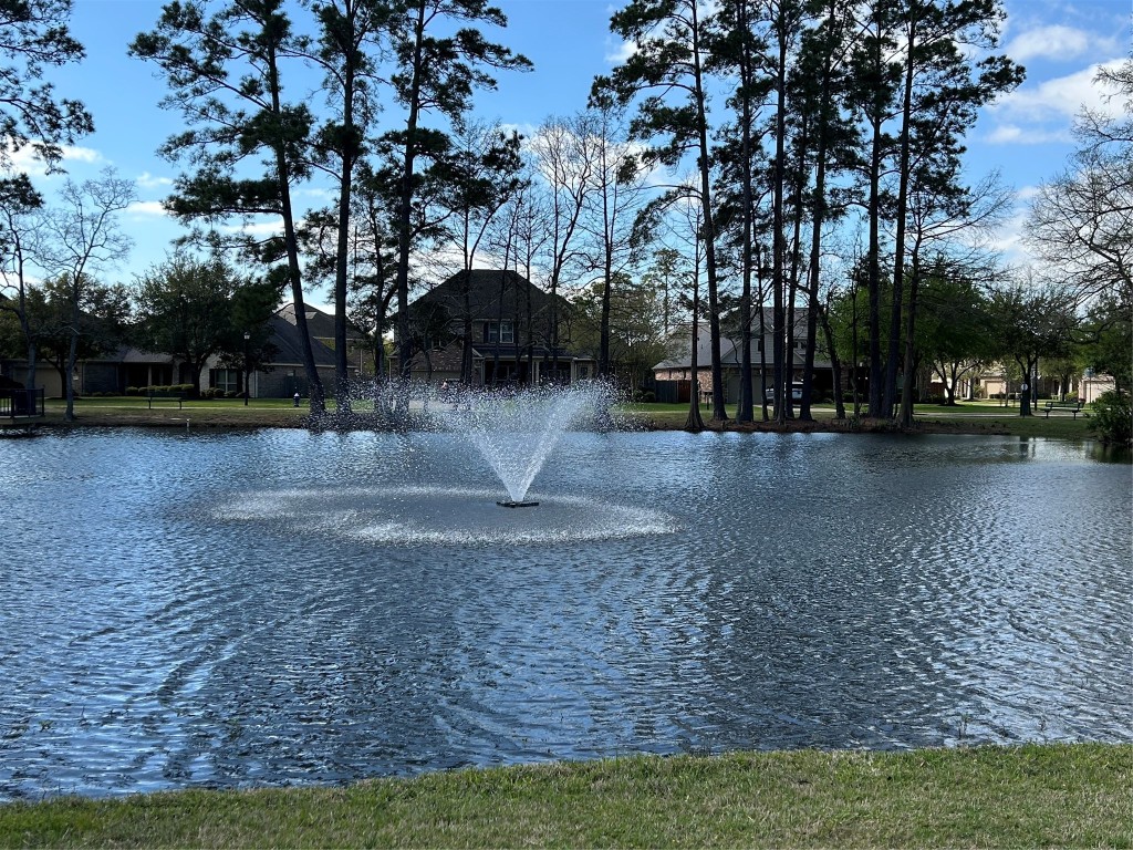 14123 Spindle Arbor Road Cypress, TX 77429 - Photo 42 of 45 Pond with access to pier for catch and release fishing.