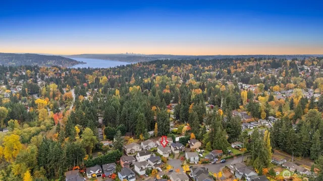 view of city and green space