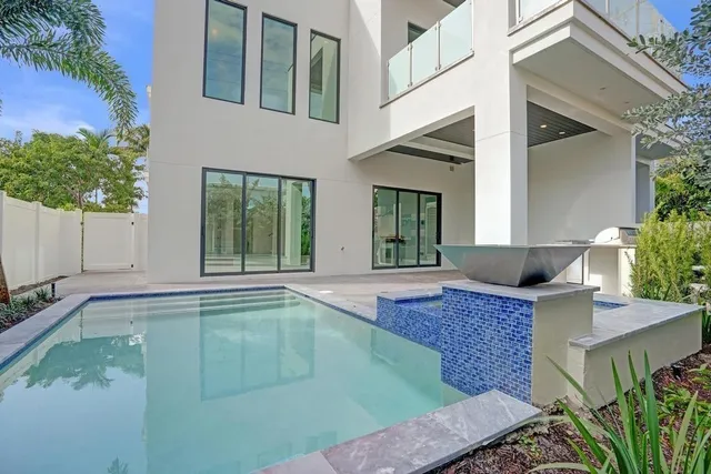 a house view with a outdoor space