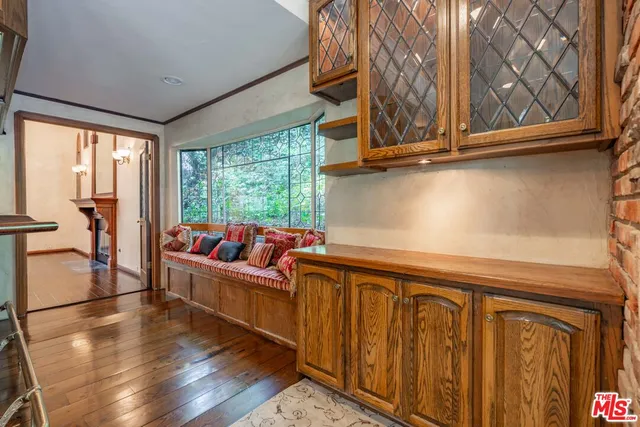 a kitchen with stainless steel appliances granite countertop a stove and refrigerator