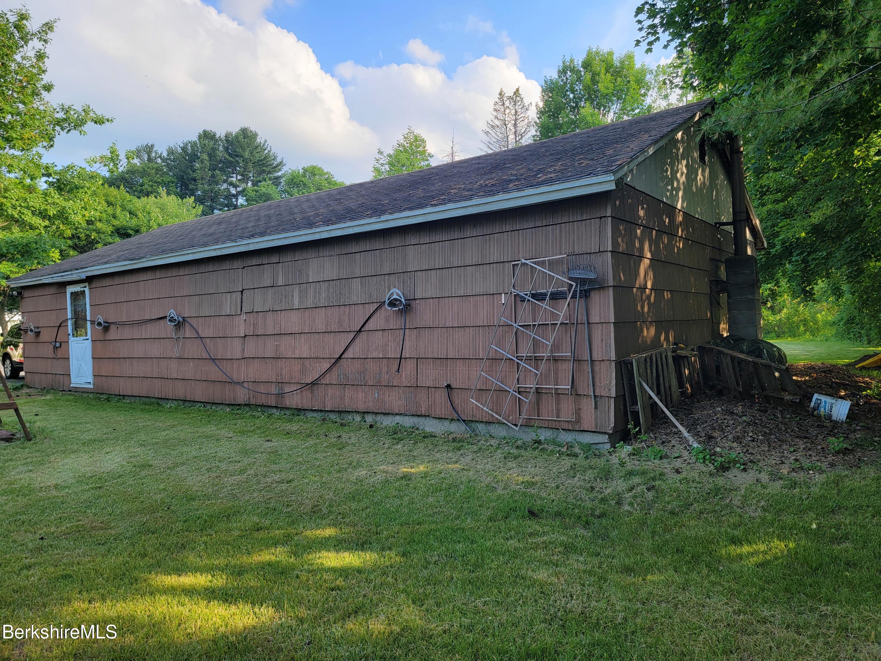 1096 South State Road Cheshire, MA 01225 - Photo 35 of 41 Back & house side of garage - Copy - Cop