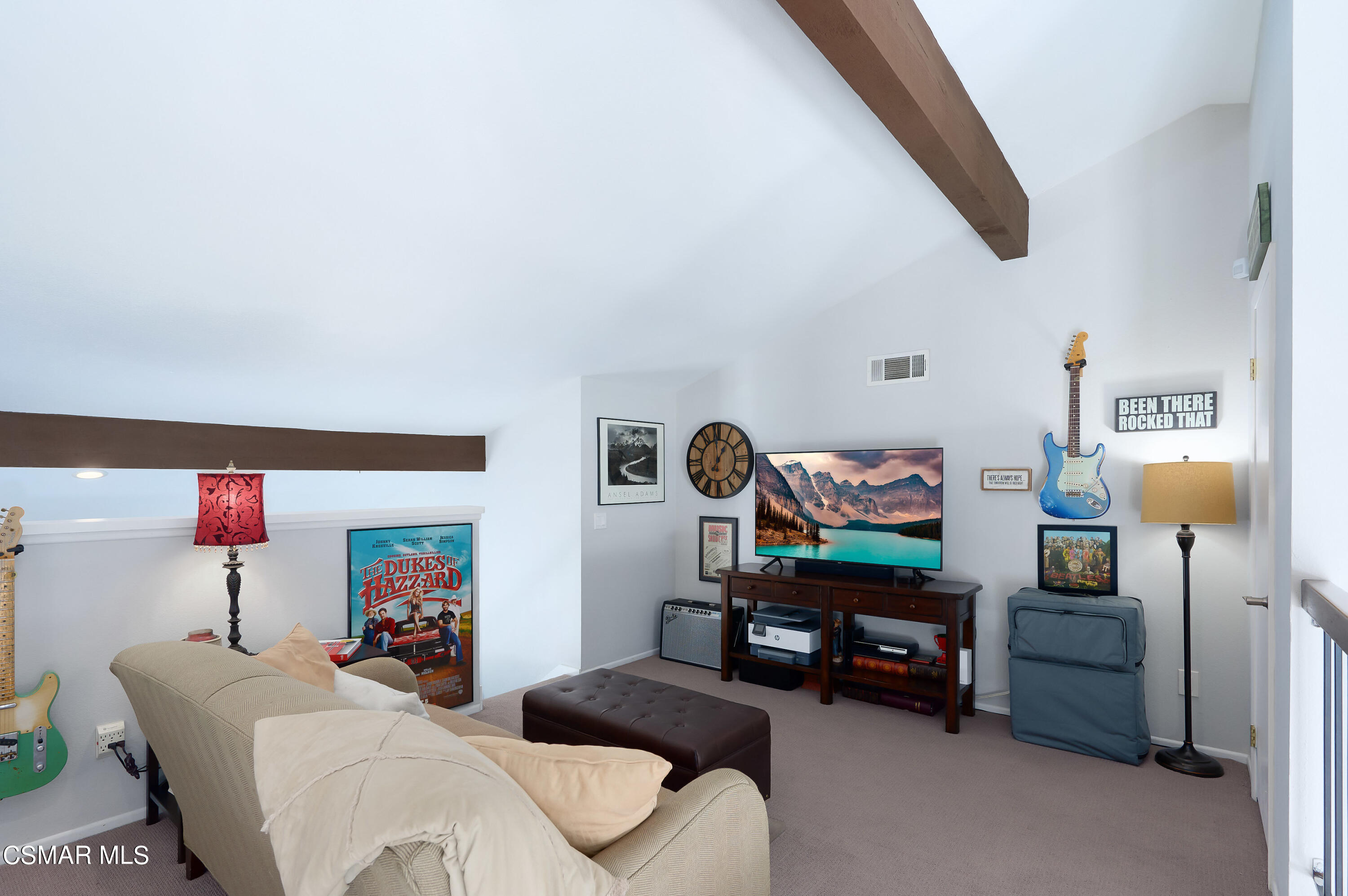 4798 Talmadge Road Moorpark, CA 93021 - Photo 50 of 65 a bedroom with furniture and a lamp