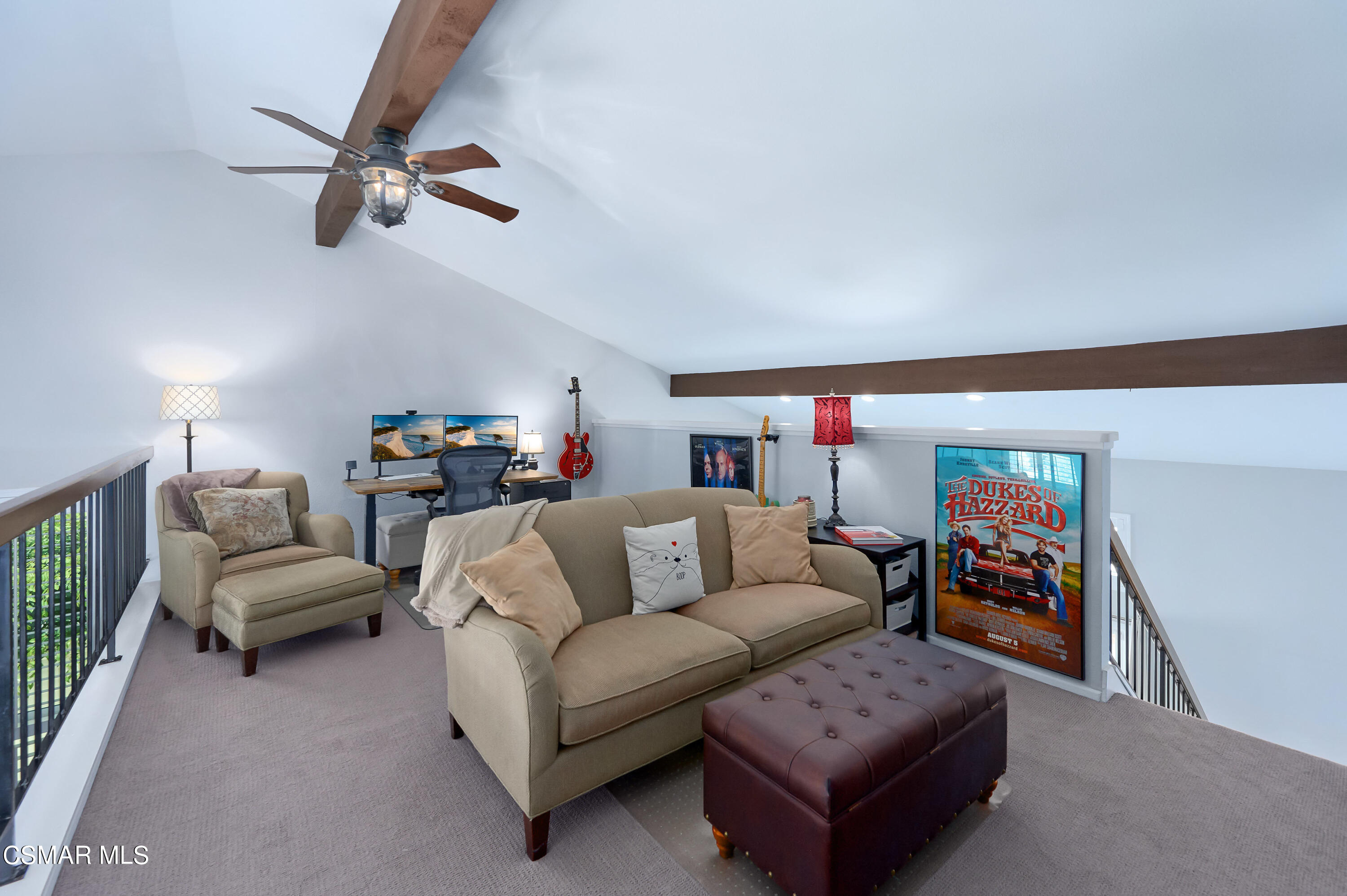 4798 Talmadge Road Moorpark, CA 93021 - Photo 52 of 65 a living room with furniture and a flat screen tv