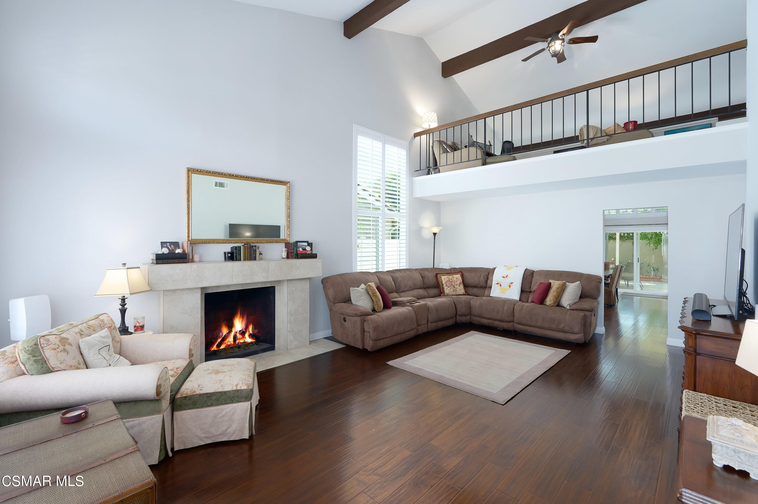 4798 Talmadge Road Moorpark, CA 93021 - Photo 9 of 65 a living room with furniture and a fireplace