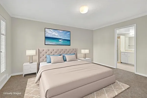 an empty room with a empty space and windows