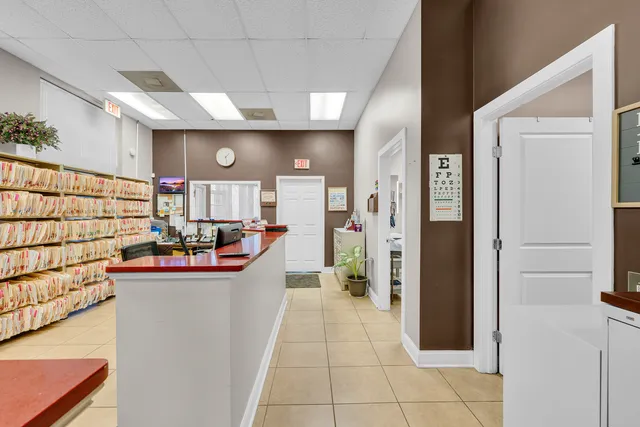 a kitchen with a sink cabinets and counter space