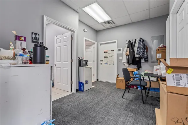 a view of parking garage