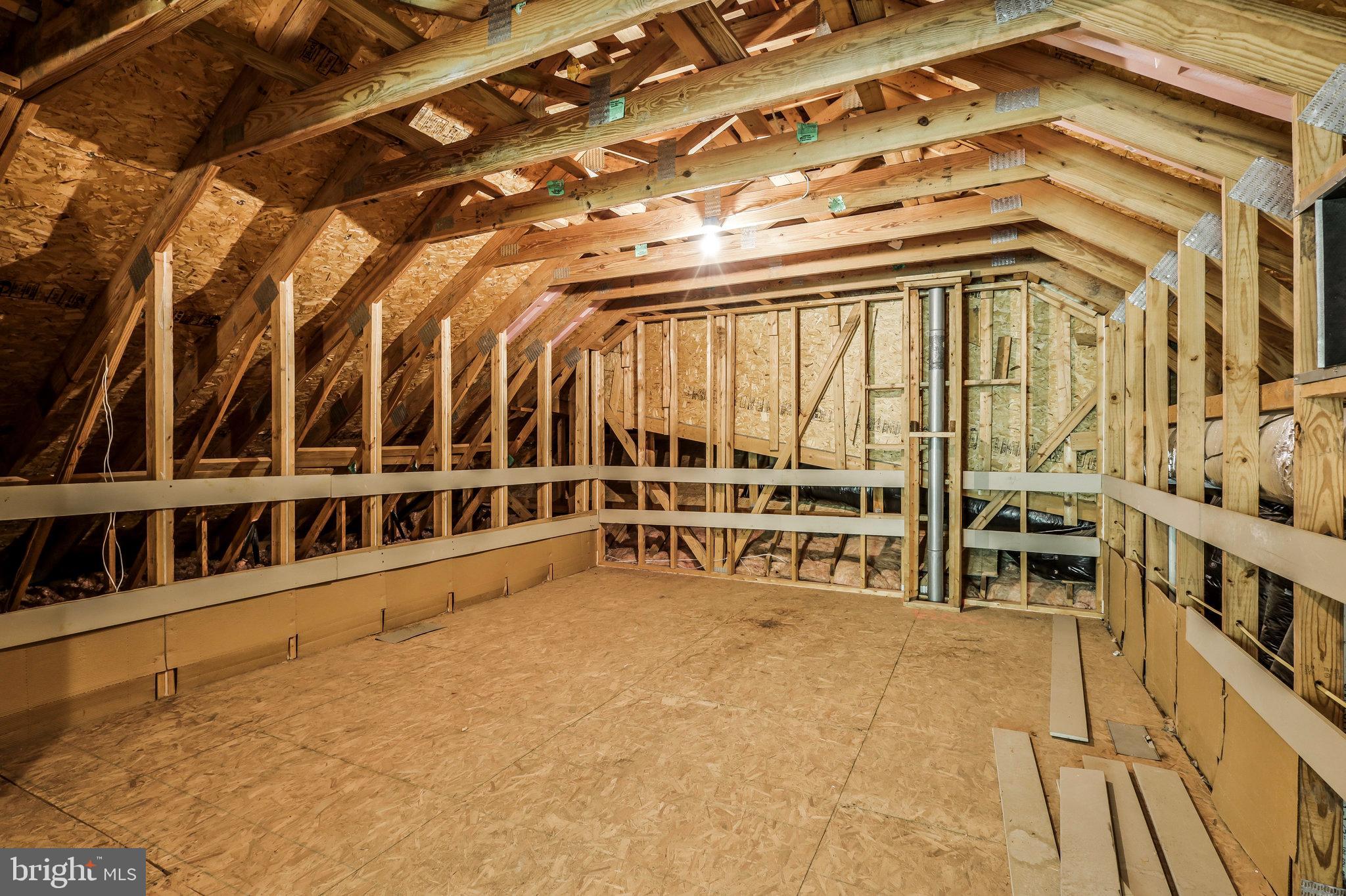 5658 Clouds Mill Drive Alexandria, VA 22310 - Photo 50 of 68 Framed attic for finishing