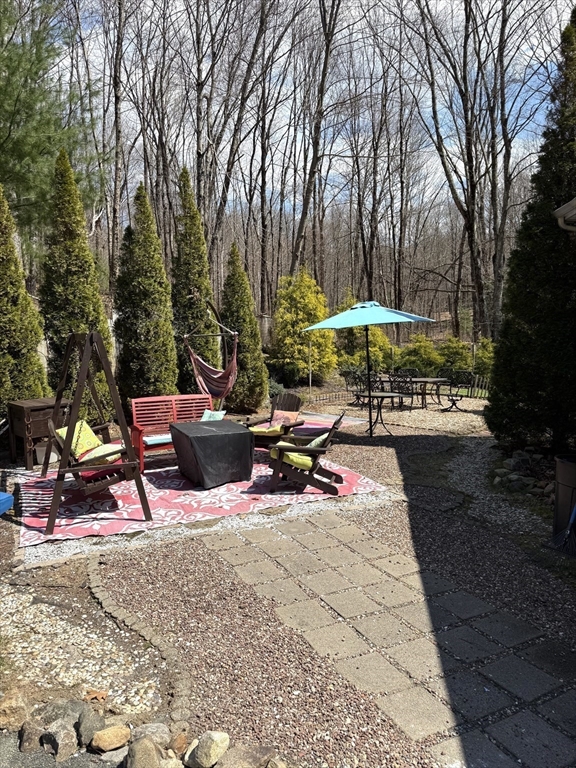 1511 Dunhamtown Brimfield Road Brimfield, MA 01010 - Photo 32 of 36 a view of a outdoor space with porch and sitting area