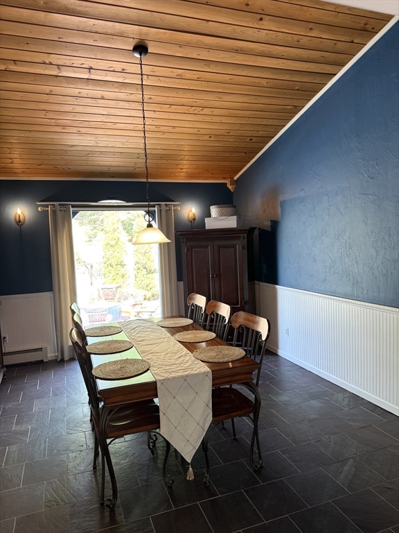 1511 Dunhamtown Brimfield Road Brimfield, MA 01010 - Photo 9 of 36 a view of a dining room with furniture and window