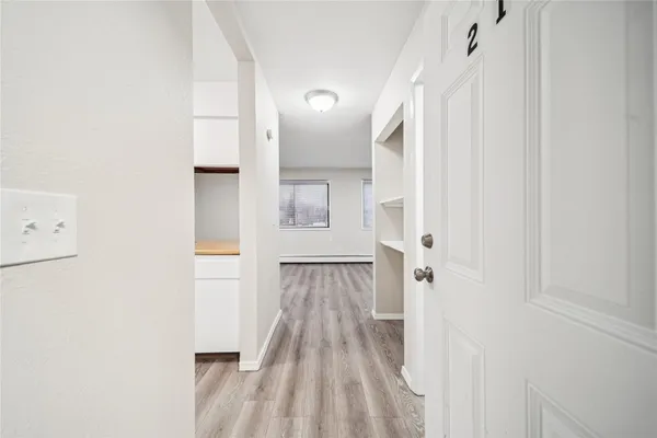 a view of an empty room