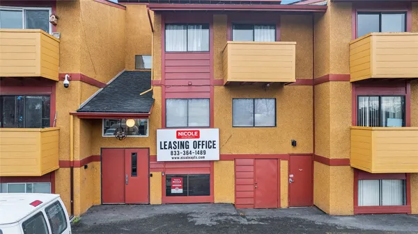 a sign on the side of a building