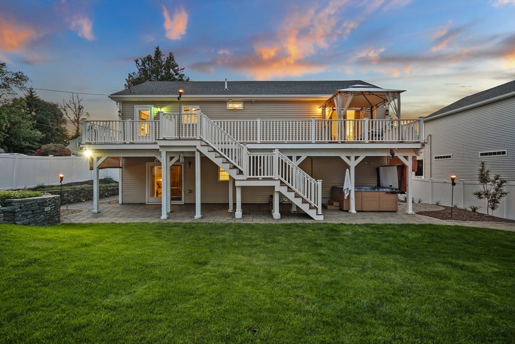 7 St Marks Road Worcester, MA 01606 - Photo 25 of 36 a view of a house with a garden and deck