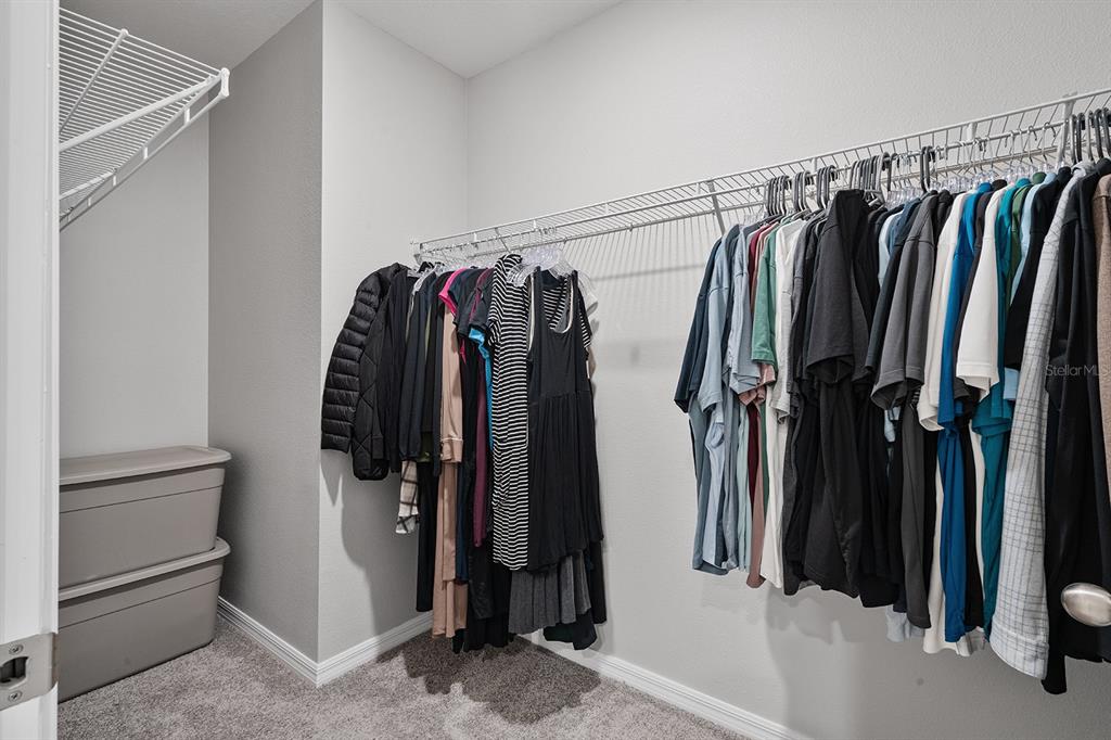 1328 Calmito Lane Mount Dora, FL 32757 - Photo 20 of 29 a view of walk in closet with clothes and shoes