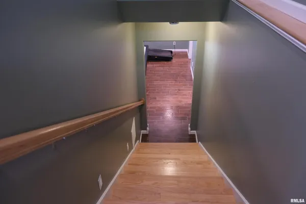 a workspace with furniture and window