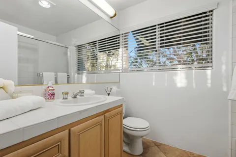 a bathroom with a sink and a toilet