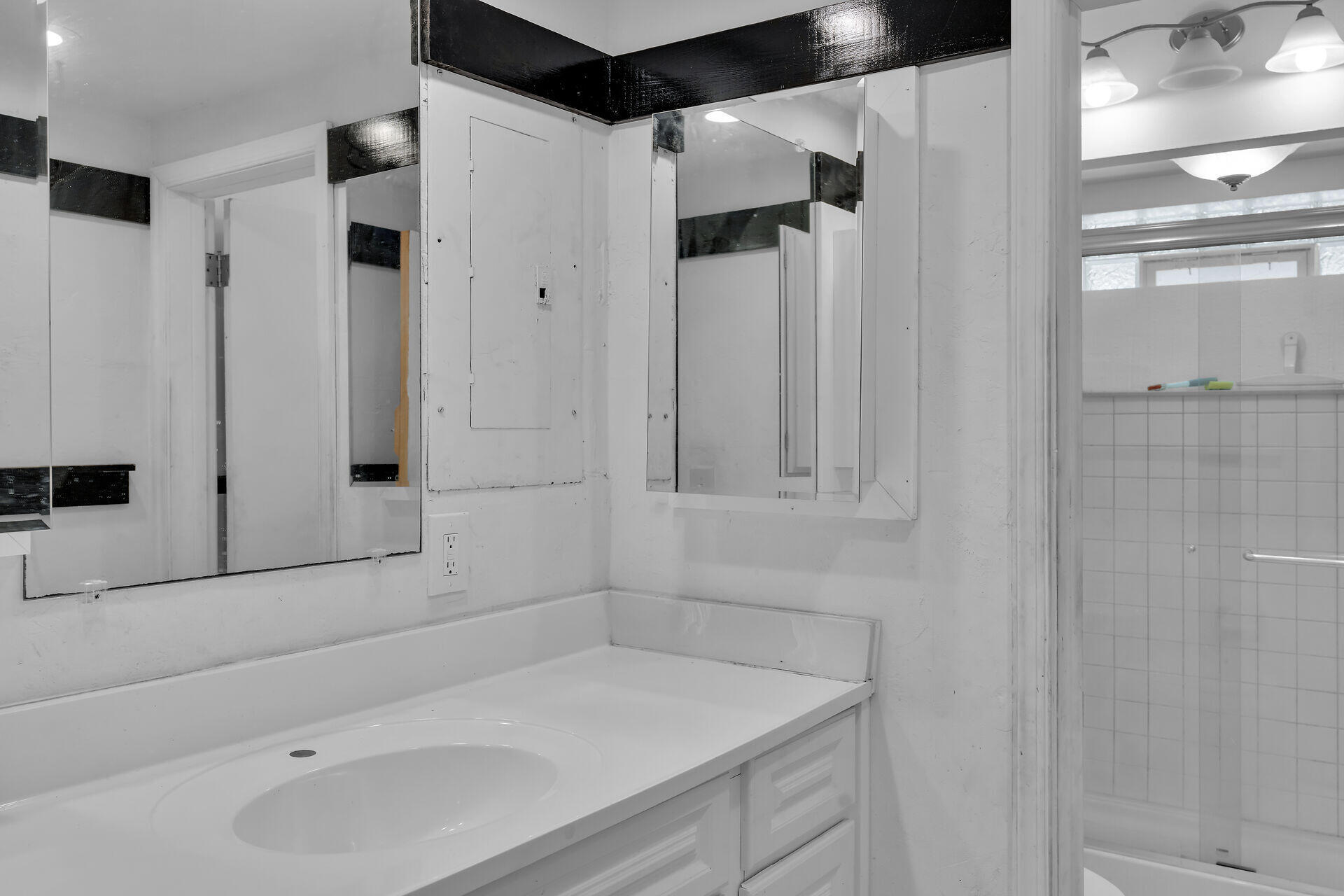 798 96th Street Marathon, FL 33050 - Photo 19 of 28 a bathroom with a shower and a sink