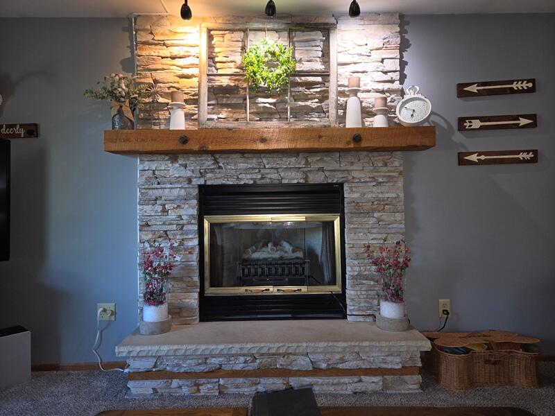424 Van Buren Road Howards Grove, WI 53083 - Photo 4 of 28 Natural fireplace