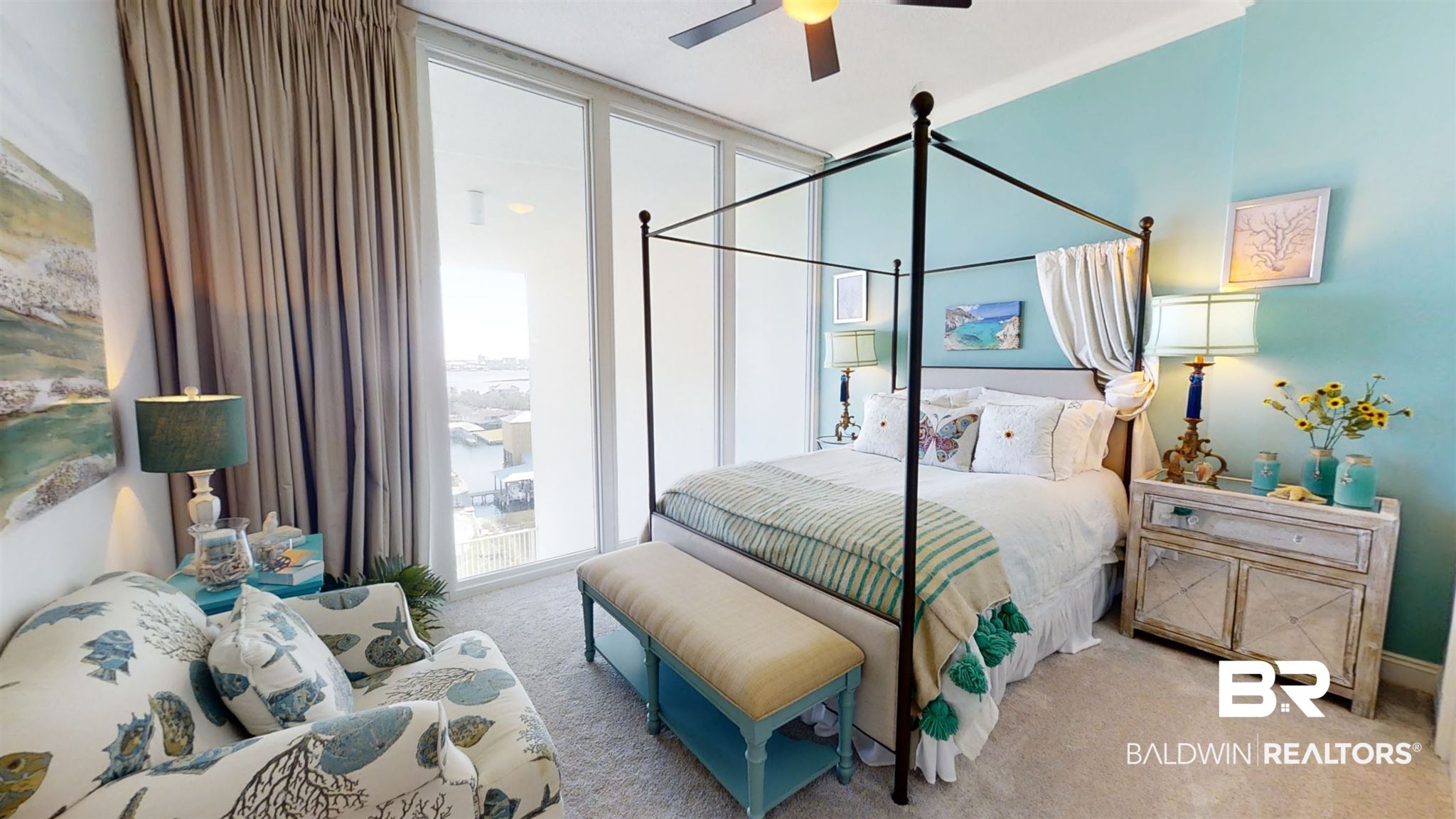 28250 Canal Road, Unit 705 Orange Beach, AL 36561 - Photo 27 of 49 2nd Bedroom Upstairs: New Carpet 10-2020