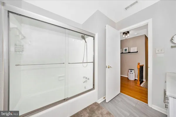 a view of a livingroom with a flat screen tv