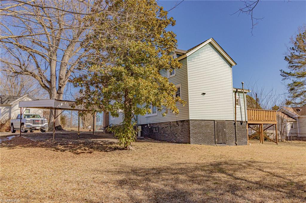 319 Cherry Street Eden, NC 27288 - Photo 21 of 22 side view with double carport
