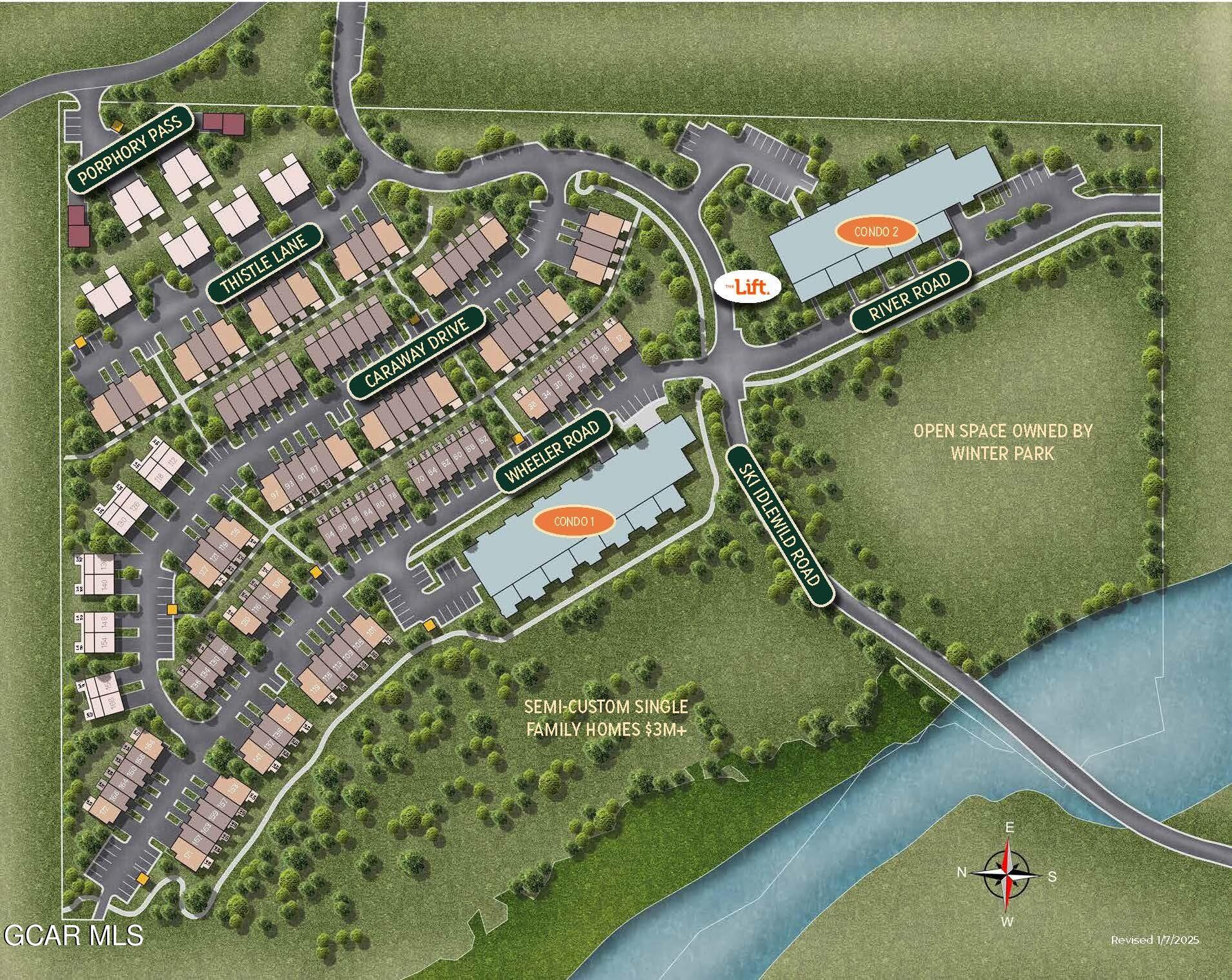 115 Wheeler Road Winter Park, CO 80482 - Photo 8 of 9 SITE PLAN IMAGE 1.9.25