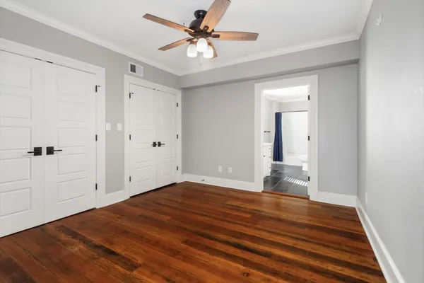 wooden floor in an empty room