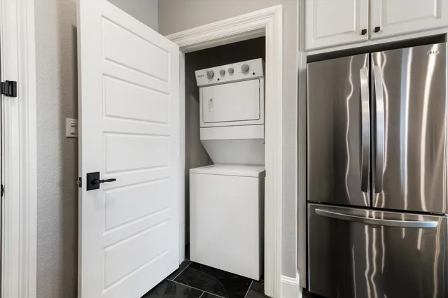 a outdoor living space with furniture