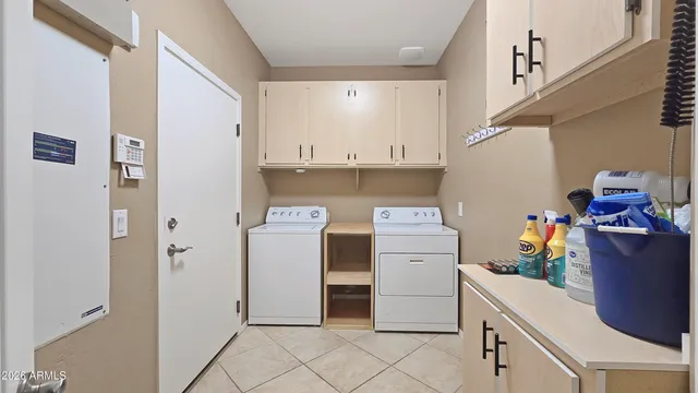 a room with storage and utility