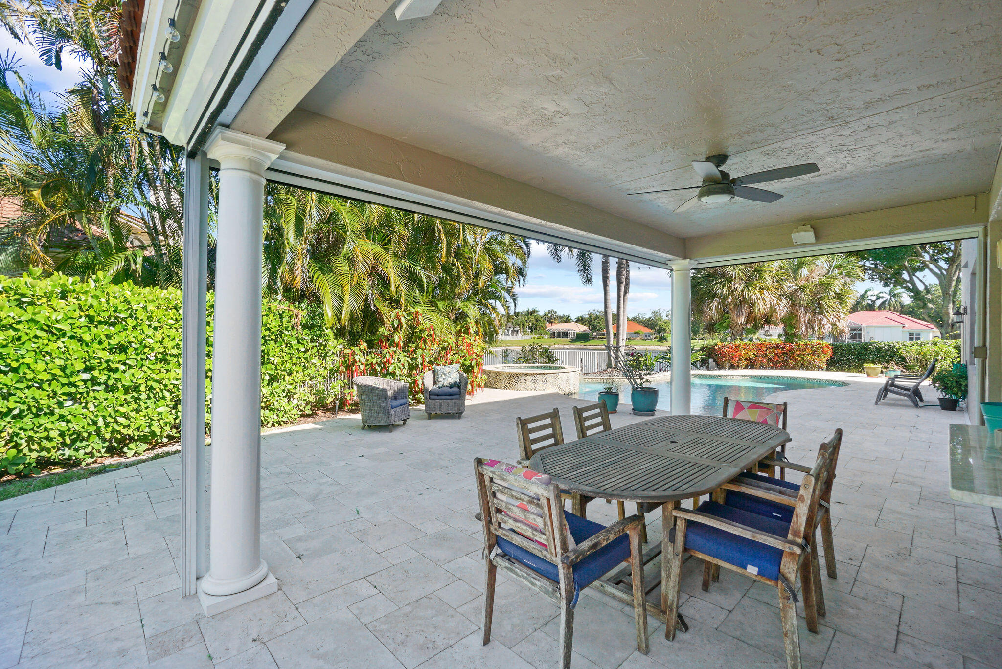 235 Sparrow Point Jupiter, FL 33458 - Photo 26 of 36 Covered & Screened Lanai