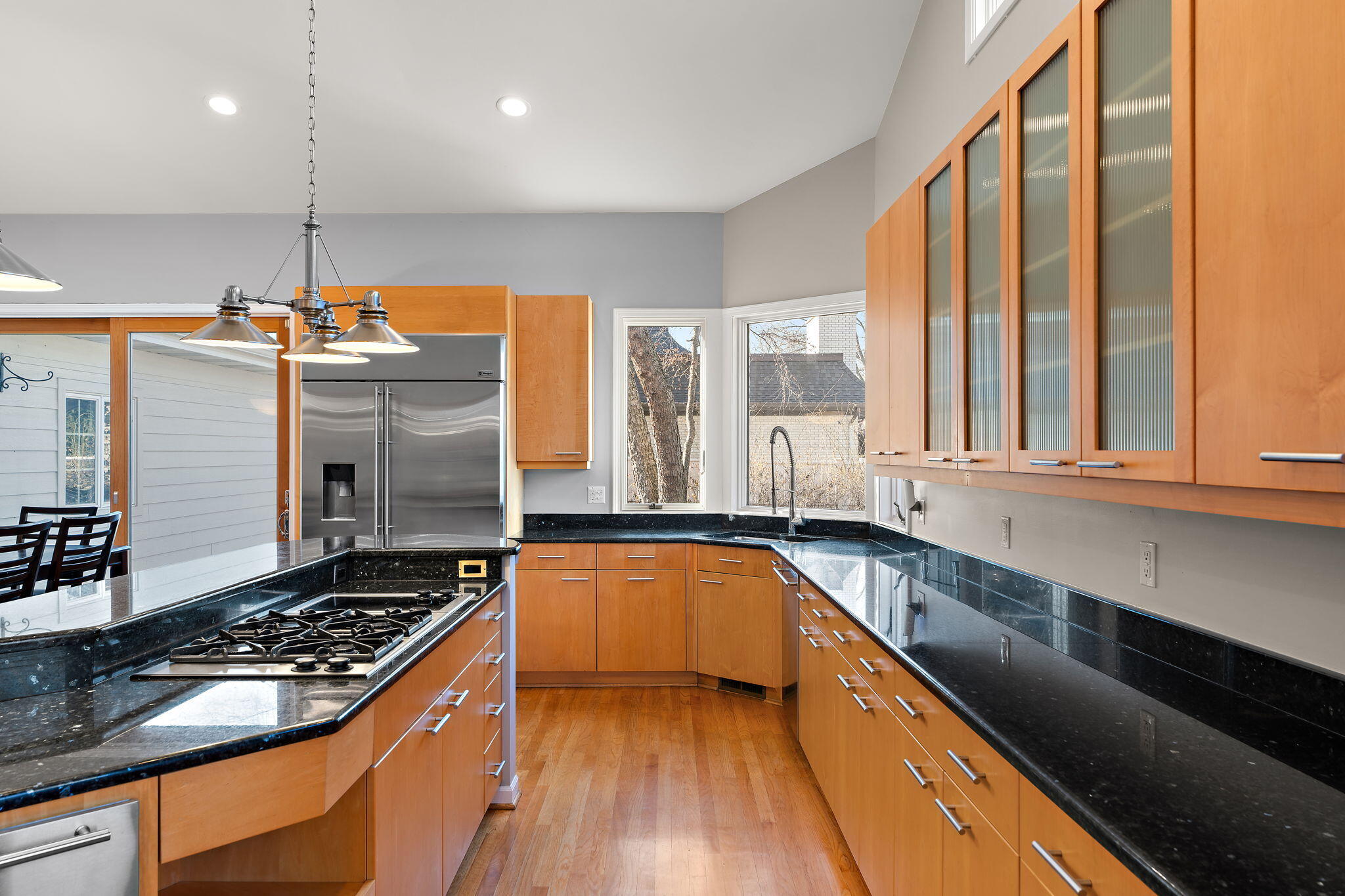 1841 Lambert Lane Munster, IN 46321 - Photo 17 of 66 a kitchen with stainless steel appliances a sink a stove and a refrigerator