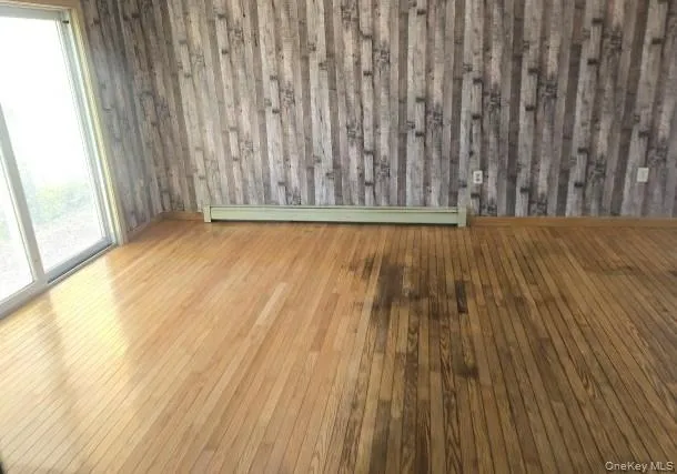 a view of wooden floor